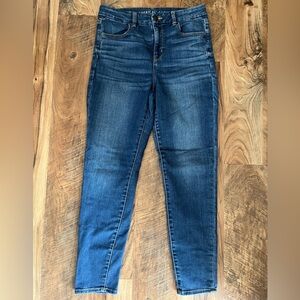 American Eagle Outfitters Dark Blue Skinny Jeans